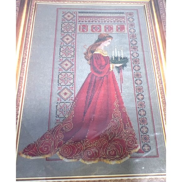 Lavender & Lace Victorian Designs Celtic Christmas Cross Stitch Pattern By Maril - Picture 1 of 3